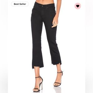 Mother Insider Crop Step Fray Size 28